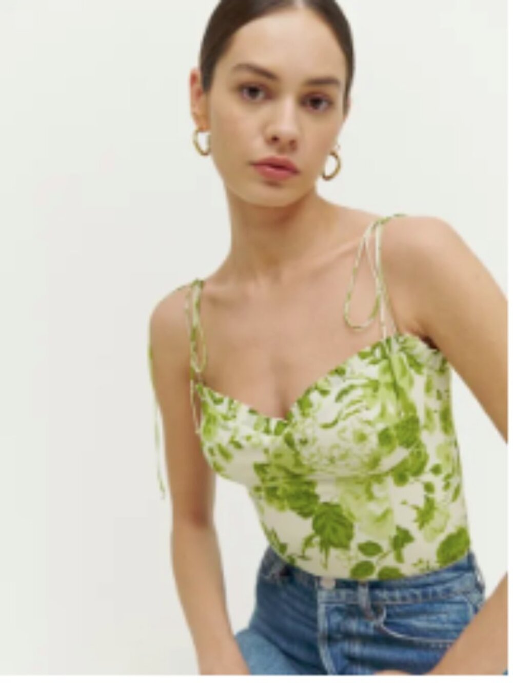 Reformation Novena Top Rialto - Size 0 NWT